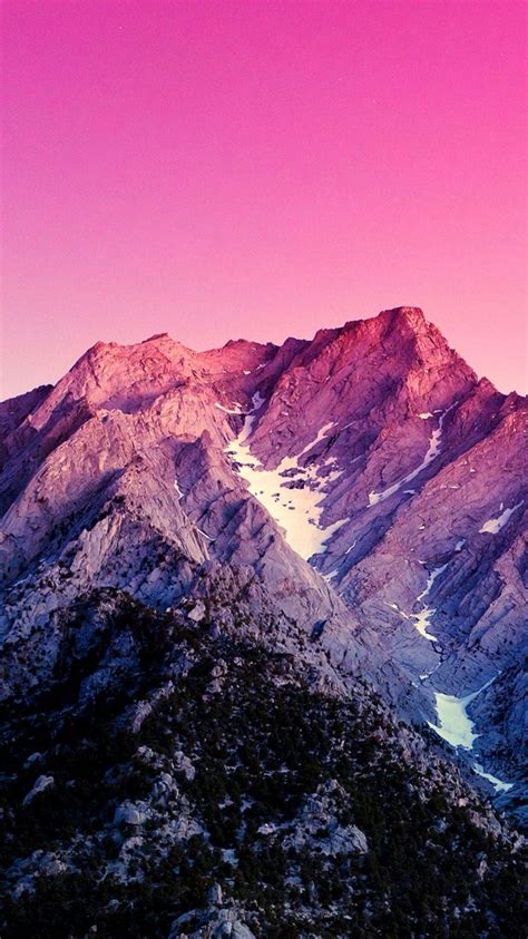 Pink Mountain Wallpapers - Top Free Pink Mountain Backgrounds ...