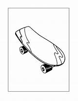 Skateboard Coloring Pages – Printable FREE sketch template