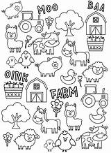 Free Printable Farm Animal Coloring Pages sketch template