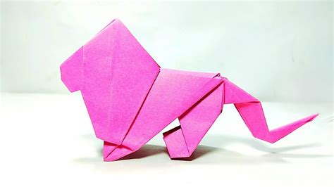 Origami Lion || How to make Paper Lion || DIY - YouTube