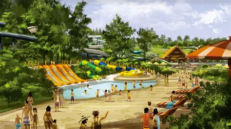 Mont Cascades waterpark, water slides, aquatic playground in Outaouais