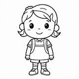 Clipart Backpack Coloring Page Images sketch template
