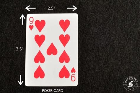 What Is The Size Of A Playing Card? – Measuring Stuff