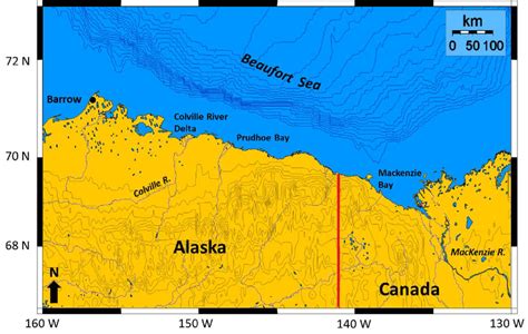 Map of the Beaufort Sea | Download Scientific Diagram