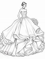 49 Stunning Dress Coloring Pages For Kids And Adults  Our Mindful Life sketch template