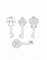 Heart Key Coloring Page  Free Printable Pages For Kids sketch template