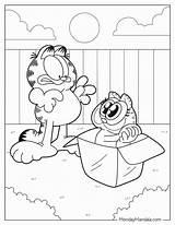 Garfield Nermal Coloring Pages  Vrogueco sketch template