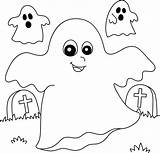 Ghost Halloween Coloring Page For Kids 7528252 Vector Art At Vecteezy sketch template
