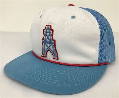 Vintage Houston Oilers Snapback Hat Sports Specialties Cap Retro ...