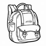 Premium Vector  Coloring Book Of A bag For Kids sketch template