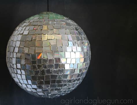 DIY Disco Ball By Girl with a Glue Gun | Skip To My Lou