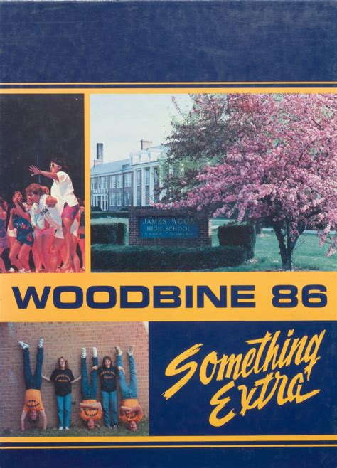 1986 yearbook from James Wood High School from Winchester, Virginia