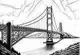 Golden Gate Bridge San Francisco  Architecture Cities And Houses sketch template