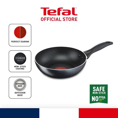 Tefal Cook & Clean Frypan 28cm (Non-stick Cookware, Titanium Non-stick ...