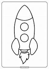 Free Rocket Coloring Pages For Kids sketch template