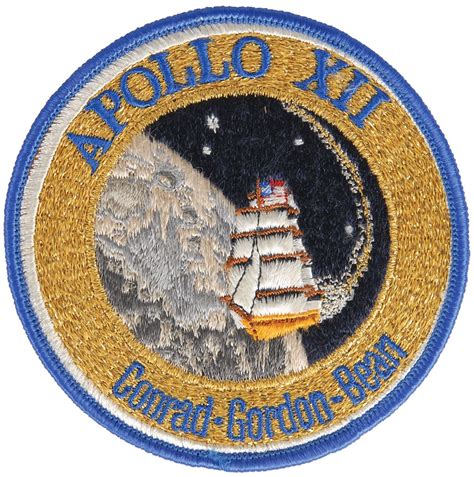 Alan Bean’s Apollo 12 Lunar Orbit-Flown Mission Patch