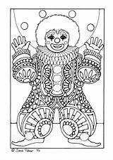 Coloring Page clown  Free Printable coloring Pages Img 16251 sketch template