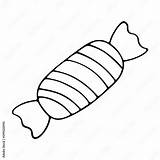 The Elongated candy Is Wrapped In A wrapper Sketch Chocolate Treat  sketch template