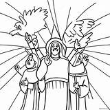 Pentecost Coloring Page 34452 27721 sketch template
