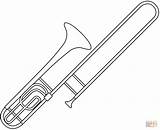 Trombone Coloring Pages  Nation sketch template
