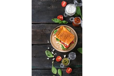 Low-carb bread sandwich (605158)