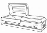 Casket Drawing Patents Sketch Coloring Page sketch template