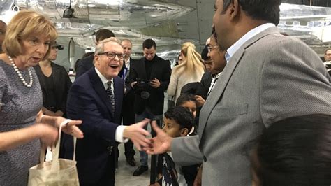 Mike DeWine holds event at Air Force museum