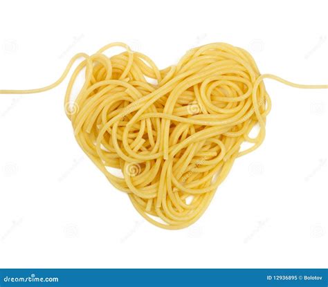 Pasta Heart (Valentine`s Day Theme) Stock Image - Image of freshness ...