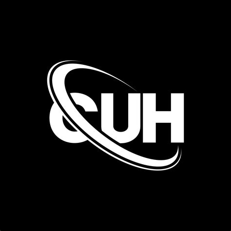 CUH logo. CUH letter. CUH letter logo design. Initials CUH logo linked ...