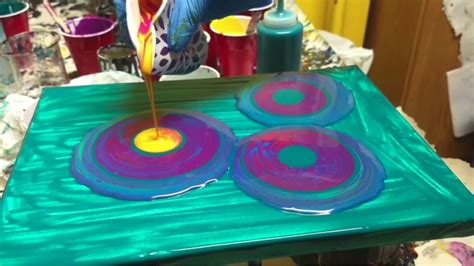 Deborah’s Kaleidoscope Ring Pour - YouTube Acrylic Pouring Techniques, Acrylic Pouring Art ...