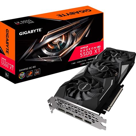 Placa de vídeo Gigabyte Radeon RX 5500 XT 8GB Gaming - MEUPC.NET