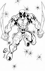 Free Printable Deadpool Coloring Pages For Kids sketch template