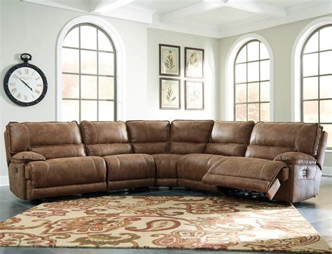 Grattis 5-Piece Power Reclining Sectional by Signature Design by Ashley ...