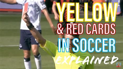 Yellow & Red Cards In Soccer - YouTube