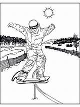 Snowboarding Coloring Pages Https//ifttt/3EXTem1 sketch template