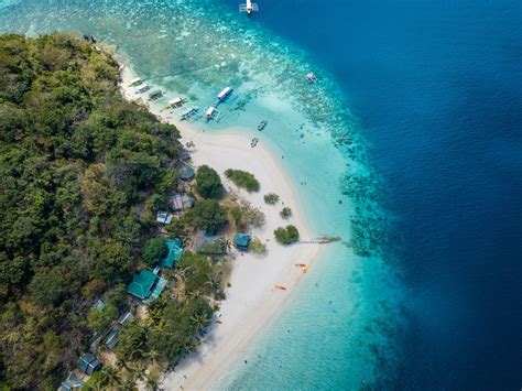 Banana Island, Coron, Philippines : r/dji