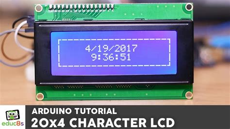 20x4 I2C Character LCD display with Arduino Uno - Electronics-Lab.com