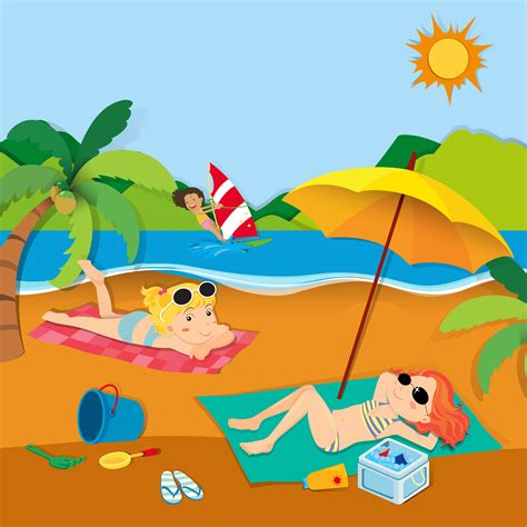 Beach Clipart Clip Art Summer Vacation Travel Clipart Clip | My XXX Hot ...