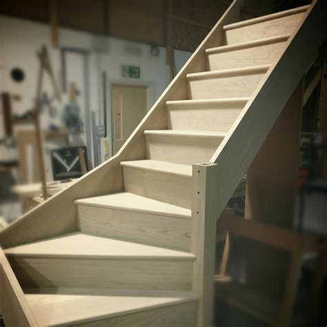 Wooden Winder Staircases Custom Made in Devon by G S Haydon