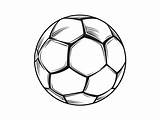Soccer Ball Coloring Page For Little Ones  sketch template