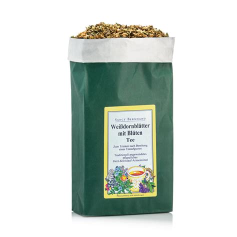 Hawthorn Leaves with Blossoms Tea » Buy online now | Sanct Bernhard