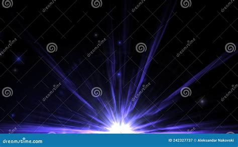 Abstract of Digital Lens Flare Background Stock Illustration ...