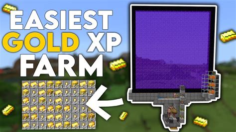 NEW SIMPLE 1.18 GOLD AND XP FARM TUTORIAL in Minecraft Bedrock (MCPE/Xbox/PS4/Switch/Windows10 ...