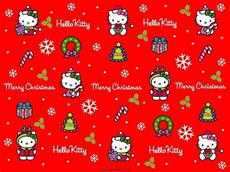 Hello Kitty Christmas Backgrounds - Wallpaper Cave