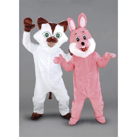 Cat and Bunny Mascot Costume