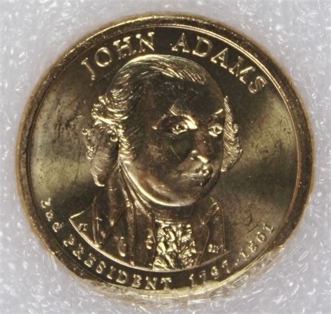 JOHN ADAMS 2007 MINT ERROR DOLLAR