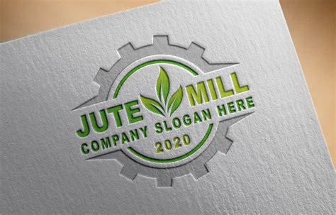 Free Jute Company Logo Template – GraphicsFamily