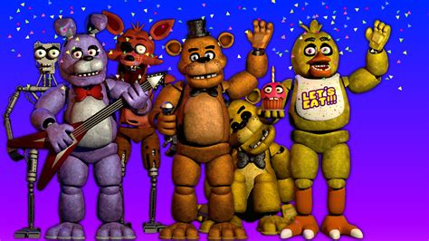 FNaF 1 Animatronics : r/fivenightsatfreddys