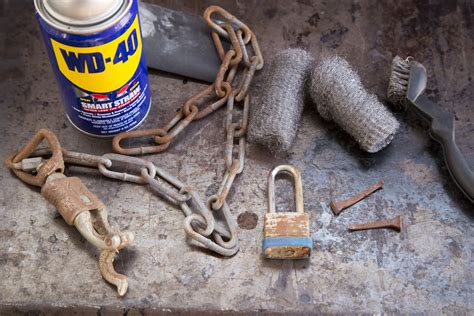 How To Use WD-40 To Remove Rust | How to remove rust, How to clean rust, Cleaning hacks