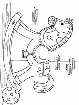 Coloring Page rocking horse  Free Printables Img 22830 sketch template